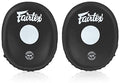 Fairtex FMV15 Muay Thai Boxing Focus Punch Mitts | Premium Syntek Leather Boxing Mitts-Lightweight & Durable Microfiber | Curved Design for Precision, Shock Absorbent & Enhanced Accuracy - color: Black