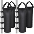 4 Packs Sandbags Weight Bags, 112 LBS Large Sandbags for weight, Cylindrical Heavy Duty Sand Bags for Beach Canopy, Pop Up Tent, RV Awning, Picnic Table, Umbrella Base, Gazebos, Trampoline Stakes - color: Black