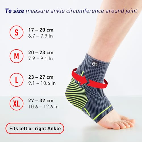 Neo-G Achilles Tendon Support With Silicone Tendon Cushion - Achilles Tendonitis Brace Ankle Support For Men And Women – Targeted Ankle Compression Sleeve - Breathable - Active Plus (Large) - size: Large