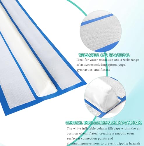 GLANT 3ft/6ft Air Mat Tumble Track Connector Tape for Inflatable Tumbling Gymnastic/Yoga/Camping White（NEW） (40) - color: Blue