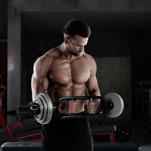 CAP 2-Inch Olympic Triceps Bar, Black, 200lb Capacity | Neutral-grip triceps bar, Olympic plate loading, Triceps extensions, Hammer curls and upper-body training