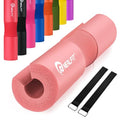 NEALFIT Barbell Pad Squat Pad for Squats—Squat Bar Pad—Great for Weightlifting,Lunges and Hip Thrusts—Foam Sponge Pad—Fit Standard and Olympic Bars Perfectly - color: Light Pink