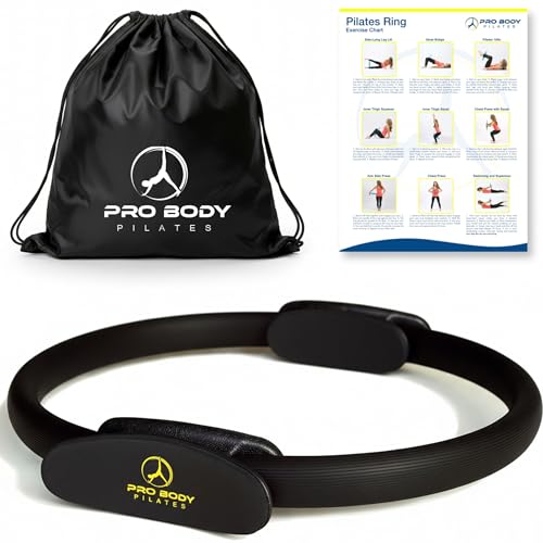 ProBody Pilates Circle - 14 Inch Magic Circle Pilates Ring - color: Black