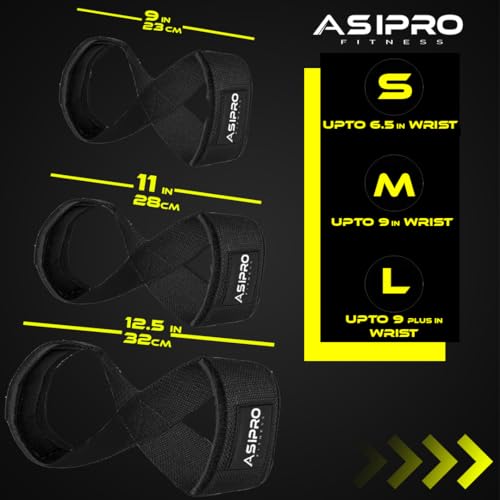 Figure 8 Lifting Straps Gym Padded for Men & Women Gym Deadlift Strap for Weightlifting, Strongman, & Cross Training Heavy Duty Lifting Strap Figure 8 Straps - size: Medium