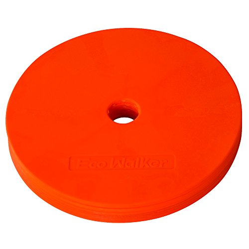 Flat Cones Spot Markers Soccer Basketball Sports Speed Agility Training - color: Orange