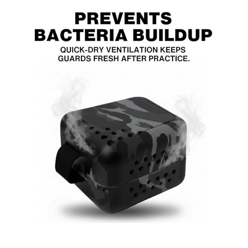 Under Armour Mouth Guard Case. Mouthguard Storage. Keep it Clean and Secure - color: Black Camo
