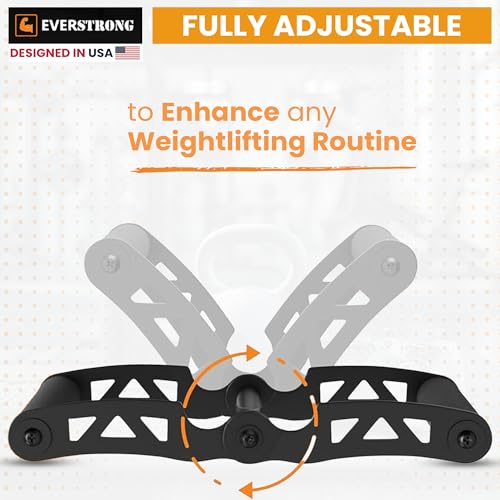 EVERSTRONG T Bar Row Attachment with V Bar Attachment Landmine Handle - 360 Swivel Landmine Attachment for Barbell for Full-Body Workout in Home Gym - Small Spaces - Deadlifts Squats Landmine Stand - style: V Grip Only