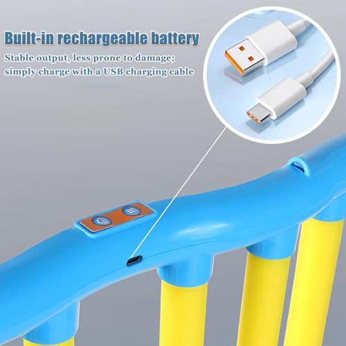 Shelprojsu Reflex Drop Sticks Challenge Game, 3 Adjustable Catching Falling Sticks Game, Hand Eye Coordination Training Game, Reaction Time Training Hand Speed Challenge Game - color: Blue
