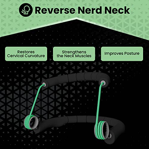Portable Neck Strengthener by NeckSpring, Relieves Pain, Restore Cervical Curvature, Improves posture, and Reverses Nerd-Neck