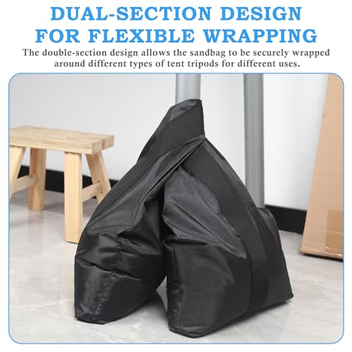 240LBS Extra Large Heavy-Duty Canopy Weights Sandbags, 4Pack, No Sand | 1680D Heavy Duty Pop Up Canopy Tent Weights for Outdoor Gazebos, Umbrellas, Pergolas, Sunshades & Patio Furniture - size: 240LBS