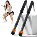 Portable Ropeless Battle Ropes, Cordless Battle Ropes for Home Gym with Adjustable Weights, Quiet Fitness Equipment Strength Training & Cardio Workout for Men Women (Black)