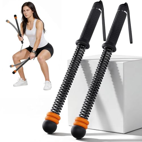 Portable Ropeless Battle Ropes, Cordless Battle Ropes for Home Gym with Adjustable Weights, Quiet Fitness Equipment Strength Training & Cardio Workout for Men Women (Black)