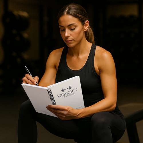ZICOTO Ultimate Workout Journal - Complete Fitness Training Planner for Men and Women - Track PRs, Build Muscle & Dominate Your Workouts - Essential Gym Gear Accessories for Serious Weight Lifters - color: Beige