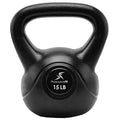 ProsourceFit Vinyl Plastic Kettlebell from 10, 15, 20, 25, 30 and 35 lbs - style: 15lb