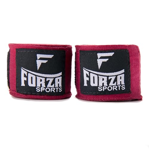 Forza Sports 180" Mexican Style Boxing and MMA Handwraps - color: Blood Red