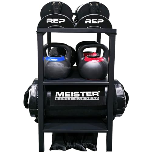 Commercial Heavy Duty Dumbbell/Kettlebell Rack Stand 500-800LBS | Heavy Duty One-Piece Welded Frame, Anti-Tip Non-Slip Base, Easy 6-Part 10-Min Assembly, Fitness Gear Storage for Garage - style: 3-Tier Extra Large Dumbbell & Kettlebell Rack – Market-Leadi