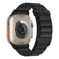 Alpine Loop Compatible with Apple Watch 3 Band 49mm 46mm 45mm 44mm 42mm 41mm 40mm 38mm Men Women, Nylon Sport Loop for Apple Watch Ultra 2/1 iWatch Series 11 10 9 8 7 6 5 4 3 2 1 SE - color: Black/Black