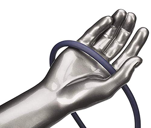 THERABAND Resistance Tubes, Professional Latex Elastic Tubing For Full Body, Core Exercise, Physical Therapy, Lower Pilates, At-Home Workout, & Rehab, 25 Foot, Blue, Extra Heavy, Intermediate Level 2 - color: Level 4 / Extra Heavy - Blue