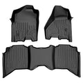 SMARTLINER Floor Mats 2 Row Liner Set for 2009-2011 Dodge Ram 1500 - color: Dodge Ram 1500 2009 - 2011