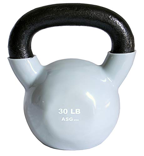 Ader Vinyl Kettlebell 5, 8, 10, 12, 15, 18, 20, 25, 30, 35, 40, 45,50 Lb - size: 30 Lbs