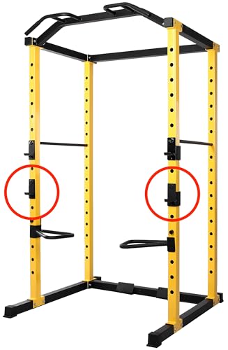 Fitvids Upgraded Adjustable Jammer Arms, Lever Arms, Monolift Attachments Rated 600 LB Per Arm, Fits Racks at All Post Sizes and Hole Sizes, Pair - style: Z-shape