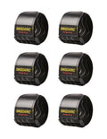 Elastic Cinch Straps-12"x2"(6 pack) with Anti-Slip strips,Heavy Duty Multipurpose Hook and Loop Storage Straps with Buckle,Hoses,Cables, Ropes,Truck,Bike or Pant Garters - size: 2"x12"- 6Pack