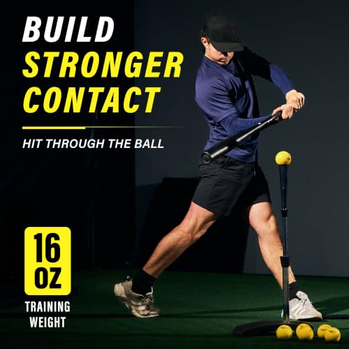 GoSports 16 oz Weighted Training Baseballs - Choose Standard or PRO - Hitting & Pitching Training for All Skill Levels - Improve Power and Mechanics - color: Pro