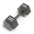 Marcy Cast Iron Hex Dumbbells Collection - Available size from 3-lb to 100-lb, SOLD INDIVIDUALLY - style: 30lbs