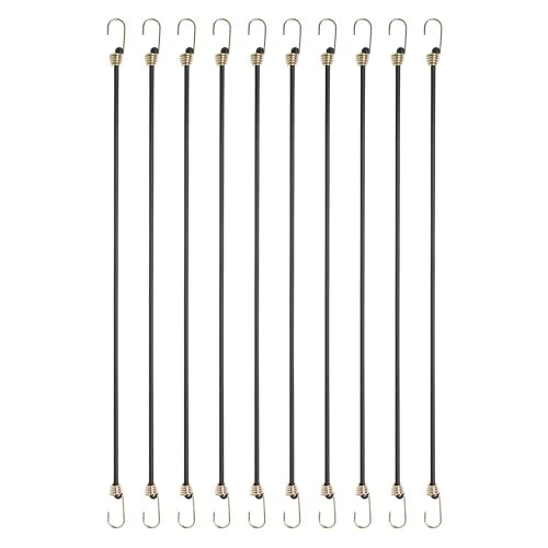 Keeper - 32” Heavy Duty Bungee Cord - UV and Weather-Resistant, 10 Pack - size: 10-Pack, style: 32"