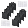 Sandbags 8 Packs, Sandbag Weights for Backdrop Stand Sandbags, SandBag for Weight, Weight Bags with Zipper and Buckle Straps for Support Heavy Duty Light Stand - size: 8 PCS