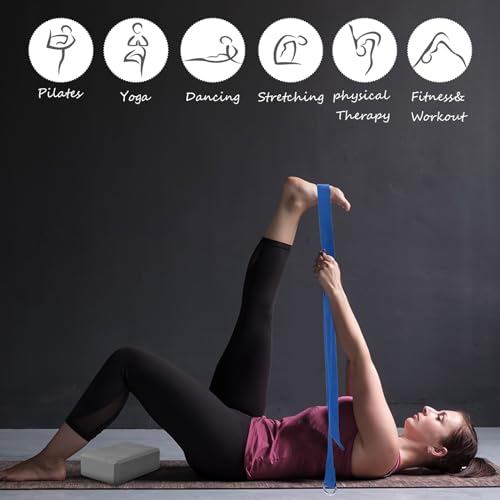 Outus 20 Pcs Yoga Blocks Bulk 9 x 6 x 3 Inch High Density Bricks to Improve Strength Flexibility Balance Soft Non Slip Gymnastic Blocks for Yoga Sports