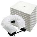 Large Disposable Face Cradle Covers, 1000 Count Ultra Soft Medical Grade Non-Sticking Massage Face Rest Covers, Headrest Covers for Massage Tables & Massage Chairs - size: 1000 Pack