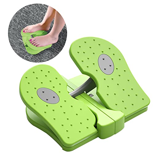Mini Stepper Foldable Portable Under Desk Stepper Non-Slip Ergonomic Pedal Exerciser 100N Resistance Exercise Pedal Machine for Home Office