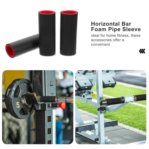 VICASKY 3 Pcs Doorway Pull up Bar Foam Sleeve Anti Slip Pull up Bar Covers Sponge Grip Protectors for Indoor Fitness Equipment Easy Install Padding for Home Workouts
