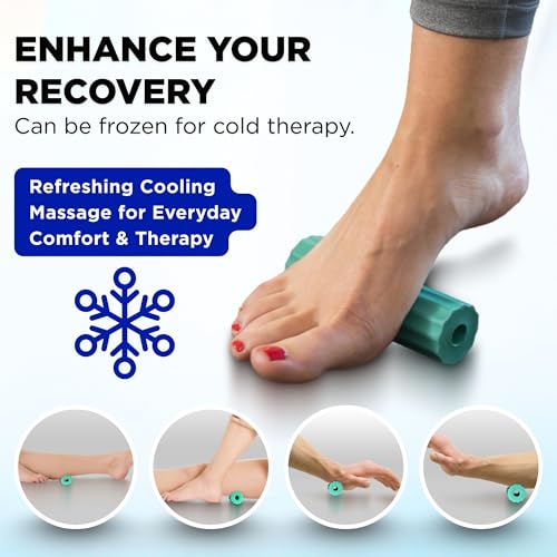 THERABAND Foot Roller for Foot Pain Relief, Massage Ball Roller for Arch Pain, Plantar Fasciitis Treatment, Heel Spurs Reliever, Tired Feet - style: New Version