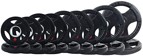 BalanceFrom Cast Iron Olympic 2-Inch Plate Weight Plate for Strength Training, Weightlifting and Crossfit, Multiple Packages - color: Style #5, style: F. 280LB Set
