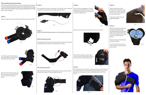 NatraCure Hot or Cold Therapy Shoulder Ice Pack Wrap, Brace for Pain Relief - (Heating Pad for Rotator Cuff Injuries, Surgery, Gym, Baseball, Pitching) - 6032 - style: Regular