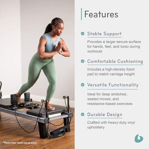 Balanced Body Allegro Nextgen Extended Head End Platform, Pilates Machine Accessory for Stretching