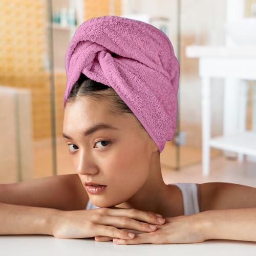 Hand Towels (Pack of 24) Pink Economy Towels Salon Towels - 100% Cotton Spa Towel– 16 x 27 Inches Highly Absorbable, Facial, Gym, Hair Face Towels Bulk - color: Pink, size: HAND TOWEL PACK OF 24 16X26