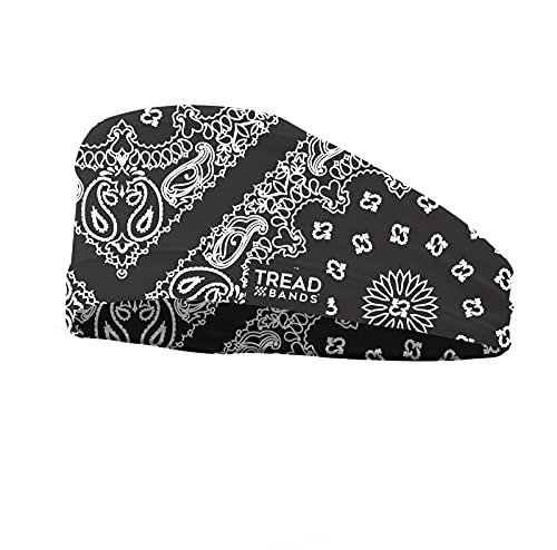 TreadBands Off-Road Performance Non-Slip Headbands - color: Off-Road Black Bandana