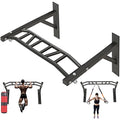 Upgrade Pull Up Bar Wall Mounted,Heavy Duty Multi Grip Chin Up Bar for Strength Training, 600 lbs Capacity, Durable Steel Construction, Perfect for Home and Garage Workouts - color: Multi-Grip