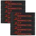 Aolamegs 5/10 Pack Magazine Bands - 5.56 Nato, 300 Blackout, 300 Subsonic, .223 Remington, .308 Winchester, 7.62x39 Magazine Marking Band, Durable Silicone Ammo Caliber Bands for Magazine Identification (2 Colors) - color: 223rem-blackred(10pcs)