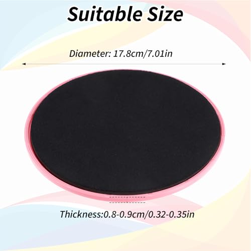 Lemecima 18 Pcs Core Sliders Bulk Pack - Dual Sided Exercise Sliders for Working Out on Gym Floors & Carpets - 9 Color Fitness Workout Discs for Core Strength Training