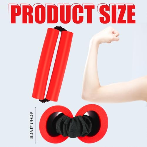 Hiboom Hip Core System, Loop Resistance Bands for Workout, Glute Workout Bands to Stretch and Strengthen Legs, Butt, Hips, Thighs and Glutes, Elastic Exercise Equipment for Women, Men - color: Red