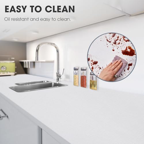 Drawer and Shelf Liner, Non-Slip Kitchen Cabinet Liners Non-Adhesive Thick Strong Grip Waterproof Washable Mats Protect Dresser Shelves Cupboard Bathroom Cabinets, White, 10 in X 20 FT - color: White, size: 10"W x 236"L
