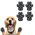‌VALFRID Dog Paw Protector Pads,15 Sets-60 Pads Anti-Slip Grips for Hardwood Floors,Best for Hot Pavement,Strong Self-Adhesive Traction Stickers for Senior Dog Essentials Black XL - size: XL (2.32" x2")