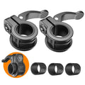 Mini Barbell Clips 1 inch I Multi-Size Adjustable Barbell Collar I 1 inch Barbell ClampsIQuick Release Weight Clips Pair of Locking for Dumbbell Bar - color: Black