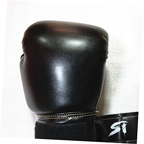 Kids Boxing Gloves: Toddler Boxing Training Gloves for Boys Ages 3-8 PU Leather Punching Bag Mitts for Kickboxing Muay Thai, Sparring Equipment for Children Beginner, Black
