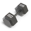 Marcy Cast Iron Hex Dumbbells Collection - Available size from 3-lb to 100-lb, SOLD INDIVIDUALLY - style: 60lbs