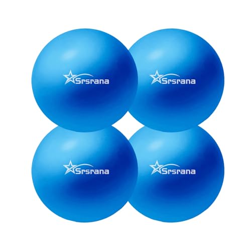 9 Inch Pilates Ball - Small Exercise Ball for Yoga, Barre & Physical Therapy - Anti-Burst Non-Slip Mini Core Ball for Stability, Back Pain Relief & Posture Correction - color: 4Blue